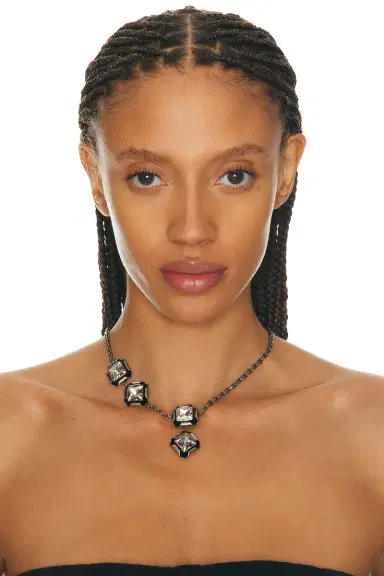 Givenchy Deconstructed Crystals Chain Necklace | Thumbnail 2