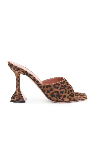 Amina Muaddi Lupita 95 Suede Slipper Mule | Thumbnail 1 Amina Muaddi Lupita 95 Suede Slipper Mule | Thumbnail 1