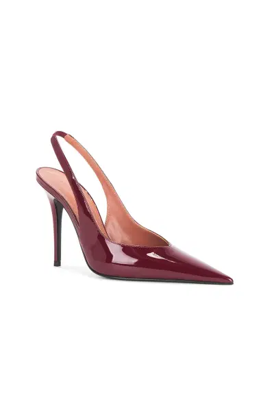 Amina Muaddi Anok 105 Sling Patent Pump | Thumbnail 2