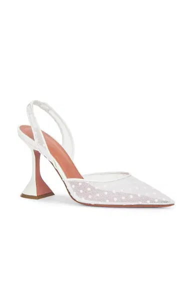 Amina Muaddi Holli 95 Sling Back Pump | Thumbnail 2 Amina Muaddi Holli 95 Sling Back Pump | Thumbnail 2