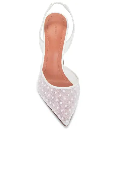 Amina Muaddi Holli 95 Sling Back Pump | Thumbnail 4 Amina Muaddi Holli 95 Sling Back Pump | Thumbnail 4
