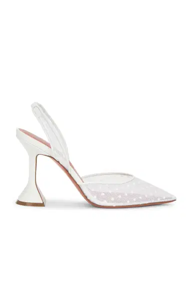 Amina Muaddi Holli 95 Sling Back Pump | Thumbnail 1 Amina Muaddi Holli 95 Sling Back Pump | Thumbnail 1