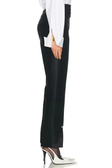 Brandon Maxwell Beatrix Creased Trouser | Thumbnail 3 Brandon Maxwell Beatrix Creased Trouser | Thumbnail 3