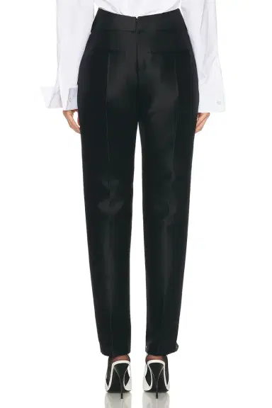 Brandon Maxwell Beatrix Creased Trouser | Thumbnail 4 Brandon Maxwell Beatrix Creased Trouser | Thumbnail 4