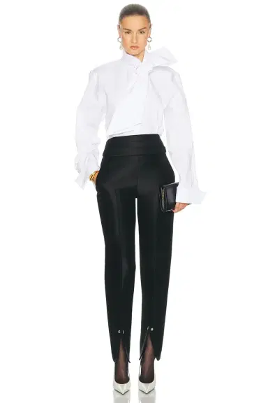 Brandon Maxwell Beatrix Creased Trouser | Thumbnail 5 Brandon Maxwell Beatrix Creased Trouser | Thumbnail 5