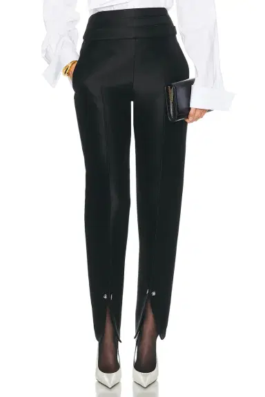 Brandon Maxwell Beatrix Creased Trouser | Thumbnail 1 Brandon Maxwell Beatrix Creased Trouser | Thumbnail 1