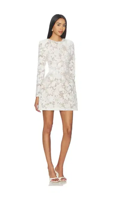 Nadine Merabi Sienna White Dress | Thumbnail 2 Nadine Merabi Sienna White Dress | Thumbnail 2