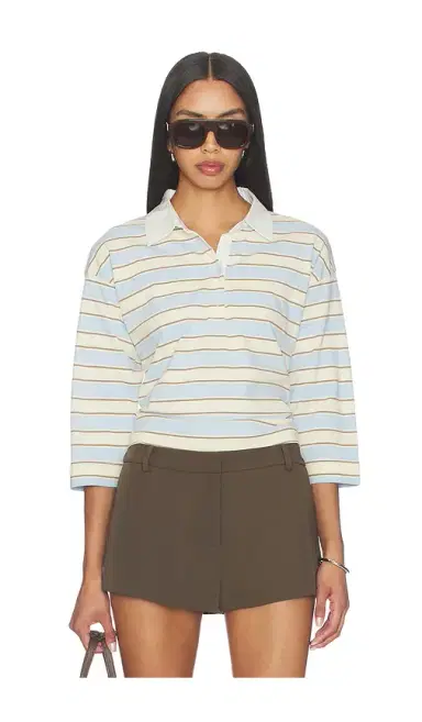 perfectwhitetee Cotton Rugby Polo | Thumbnail 1