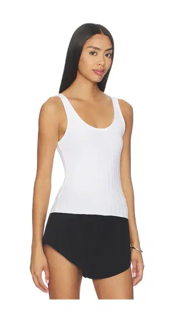 perfectwhitetee Poorboy Rib Tank Top | Thumbnail 2