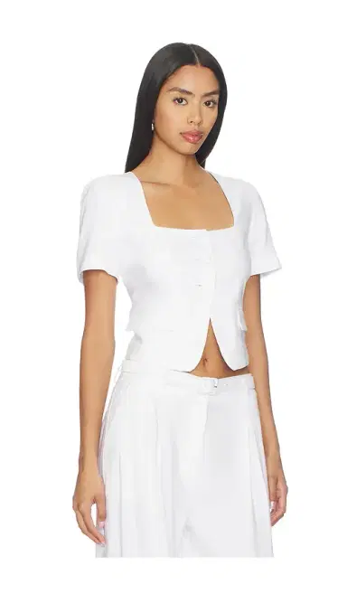 Favorite Daughter The Mayfair Linen Top | Thumbnail 2 Favorite Daughter The Mayfair Linen Top | Thumbnail 2
