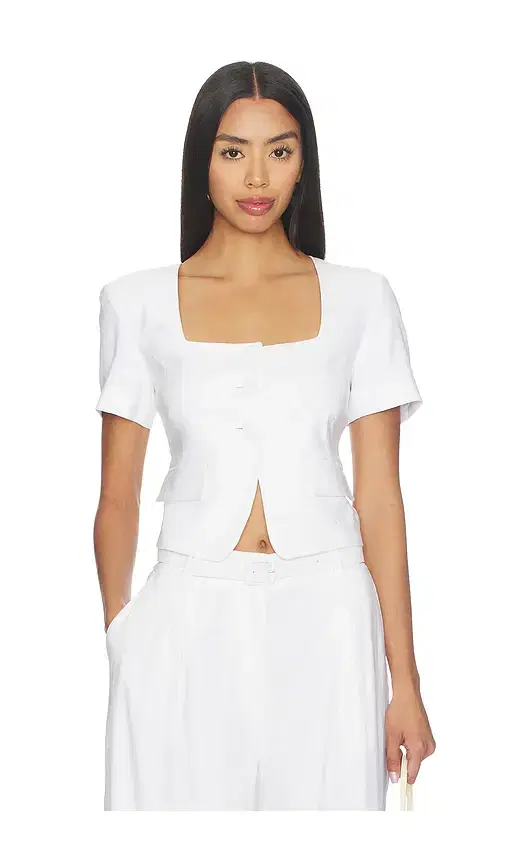 Favorite Daughter The Mayfair Linen Top