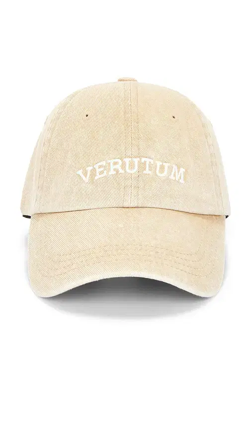 VERUTUM Lettering Denim Cap