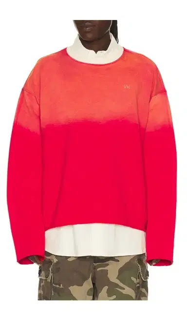 Vintage Heavy Oversized Cropped Crewneck Sweatshirt | Thumbnail 1