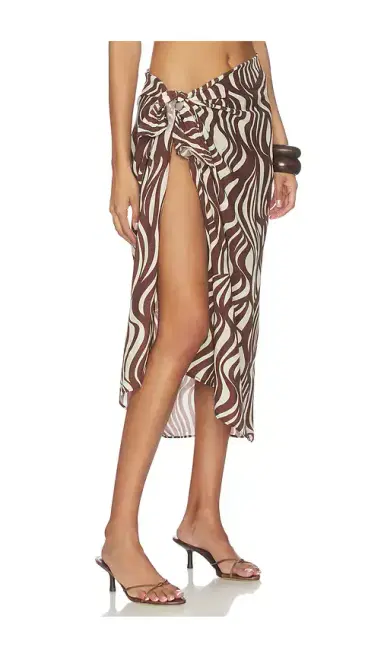 ENZA COSTA Wave Print Sarong | Thumbnail 2 ENZA COSTA Wave Print Sarong | Thumbnail 2