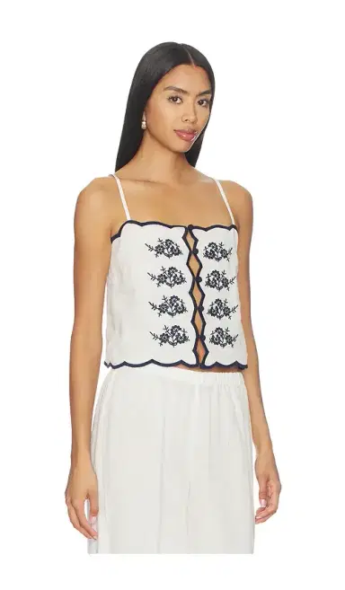 Cami NYC Nazare Embroidered Linen Camisole | Thumbnail 2 Cami NYC Nazare Embroidered Linen Camisole | Thumbnail 2