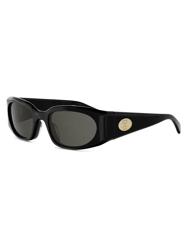 CELINE Women's Journey 55MM Rectangular Sunglasses - Black