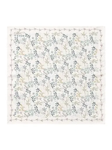 Eton Men's Botanical Print Silk Pocket Square | Thumbnail 2 Eton Men's Botanical Print Silk Pocket Square | Thumbnail 2