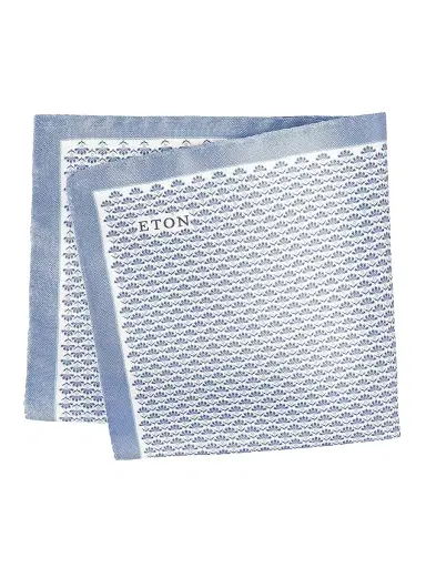 Eton Men's Floral Print Silk Pocket Square | Thumbnail 1 Eton Men's Floral Print Silk Pocket Square | Thumbnail 1
