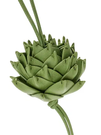 Loewe Women's x Paula's Ibiza Artichoke Leather Charm - Green | Thumbnail 2