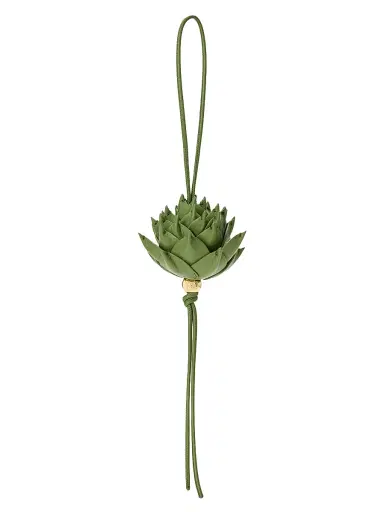 Loewe Women's x Paula's Ibiza Artichoke Leather Charm - Green | Thumbnail 1