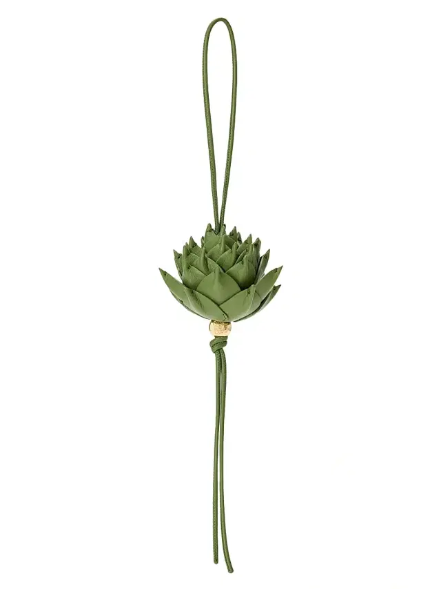 LOEWE Women's  x Paula's Ibiza Artichoke Leather Charm - Green