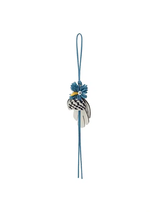 Women's  x Paula's Ibiza Hoopoe Bird Leather Charm - Blue Black
