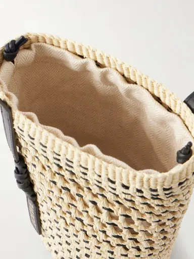 Loewe + Paula's Ibiza Braid Leather-trimmed Raffia Shoulder Bag | Thumbnail 12 Loewe + Paula's Ibiza Braid Leather-trimmed Raffia Shoulder Bag | Thumbnail 12