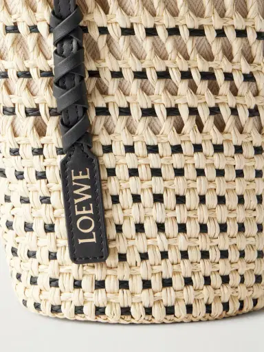 Loewe + Paula's Ibiza Braid Leather-trimmed Raffia Shoulder Bag | Thumbnail 5 Loewe + Paula's Ibiza Braid Leather-trimmed Raffia Shoulder Bag | Thumbnail 5