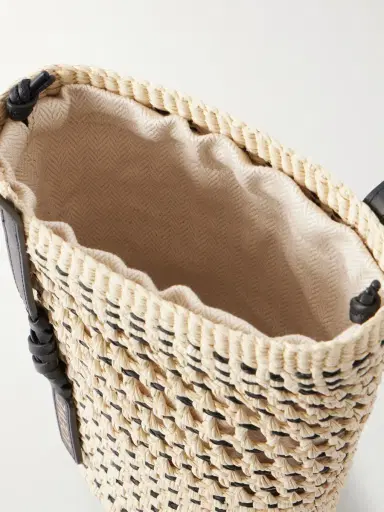 Loewe + Paula's Ibiza Braid Leather-trimmed Raffia Shoulder Bag | Thumbnail 6 Loewe + Paula's Ibiza Braid Leather-trimmed Raffia Shoulder Bag | Thumbnail 6