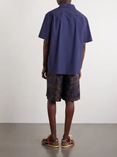 Loewe Paula's Ibiza Logo-Embroidered Cotton-Blend Shirt - Men | Thumbnail 4 Loewe Paula's Ibiza Logo-Embroidered Cotton-Blend Shirt - Men | Thumbnail 4