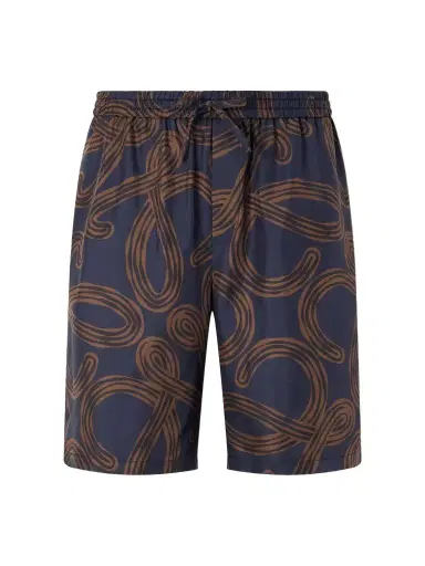 Loewe Paula's Ibiza Straight-Leg Printed Silk Drawstring Shorts - Men | Thumbnail 1 Loewe Paula's Ibiza Straight-Leg Printed Silk Drawstring Shorts - Men | Thumbnail 1