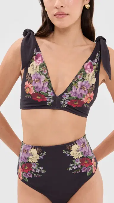 Sea Viktoria Print Tie trap Bikini Top Multi | Thumbnail 2
