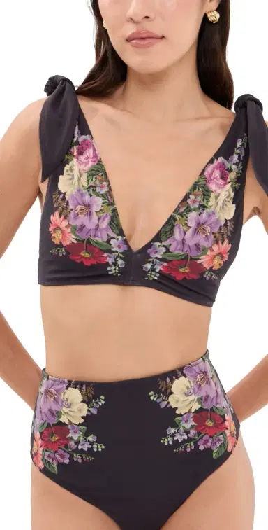 Sea Viktoria Print Tie trap Bikini Top Multi | Thumbnail 1