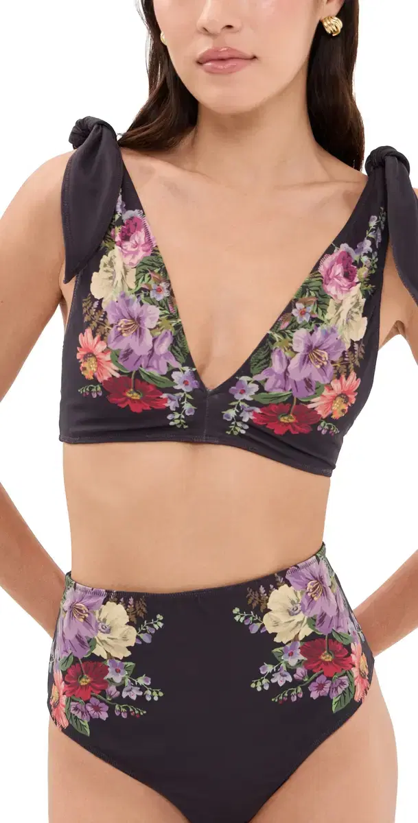 Sea Viktoria Print Tie trap Bikini Top Multi