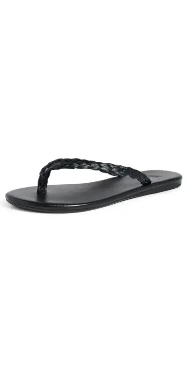 Ancient Greek Sandals Saionara Raffia Flip Flop Black 40 | Thumbnail 1 Ancient Greek Sandals Saionara Raffia Flip Flop Black 40 | Thumbnail 1