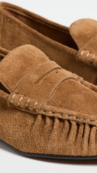 Madewell Ashley Ruched Loafers Aged Cognac | Thumbnail 6