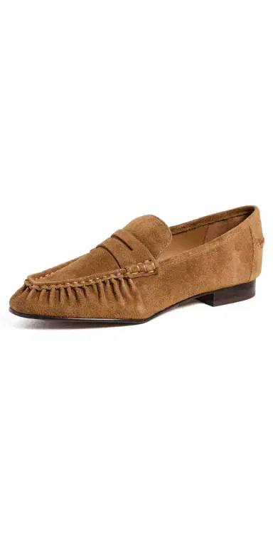 Madewell Ashley Ruched Loafers Aged Cognac | Thumbnail 1