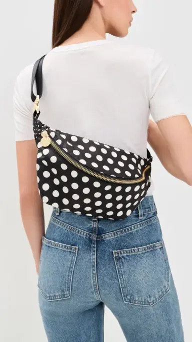 Stoney Clover Lane Jumbo Fanny Pack Small Dot Black Base One Size | Thumbnail 3