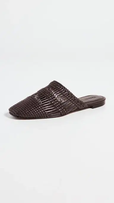 Madewell Mylie Woven Mules Coffee Bean | Thumbnail 2