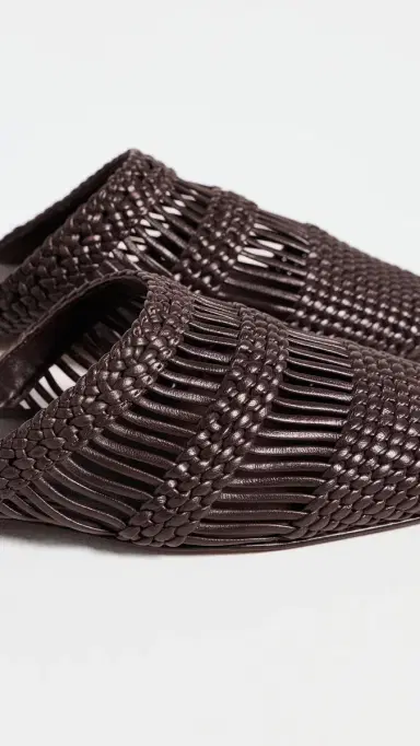 Madewell Mylie Woven Mules Coffee Bean | Thumbnail 6
