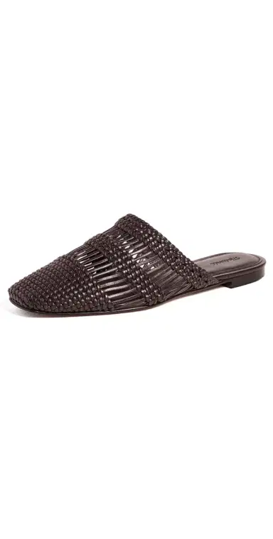 Madewell Mylie Woven Mules Coffee Bean | Thumbnail 1
