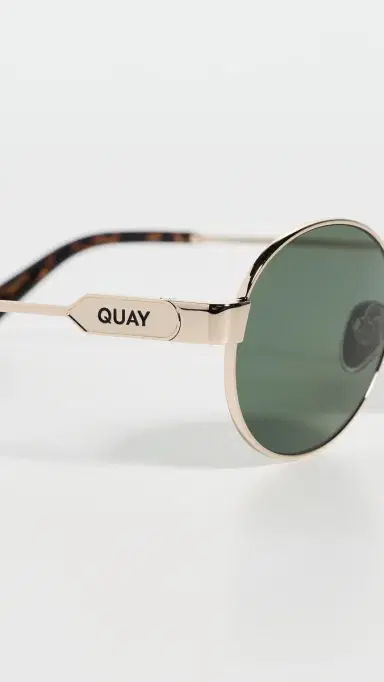 Quay Anyways Sunglasses Gold/Green | Thumbnail 5 Quay Anyways Sunglasses Gold/Green | Thumbnail 5