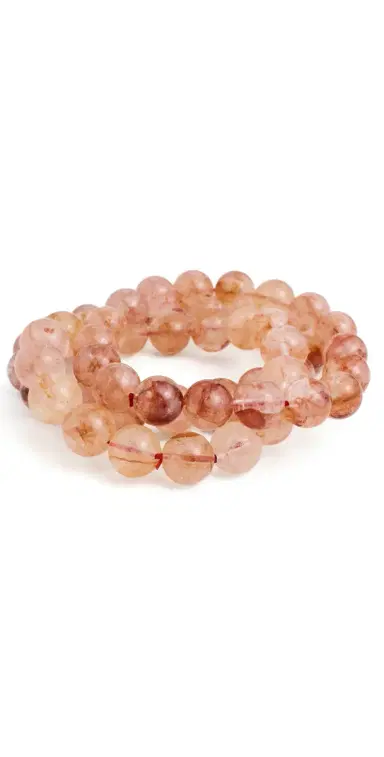 Alexa Leigh Blush Beaded Bracelet Stack Natural | Thumbnail 1 Alexa Leigh Blush Beaded Bracelet Stack Natural | Thumbnail 1