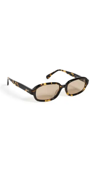 Quay Could Never Sunglasses Tort Yellow/Tan One Size | Thumbnail 6