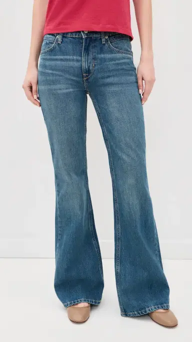 Free People West Coast Relaxed Flare Jeans Humble 29 | Thumbnail 2 Free People West Coast Relaxed Flare Jeans Humble 29 | Thumbnail 2