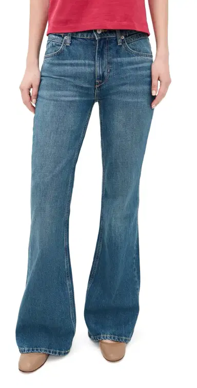 Free People West Coast Relaxed Flare Jeans Humble 29 | Thumbnail 1 Free People West Coast Relaxed Flare Jeans Humble 29 | Thumbnail 1