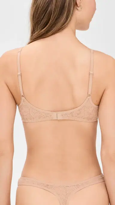 Eberjey oft tretch Recycled Lace Plunge Bralette unkissed | Thumbnail 3