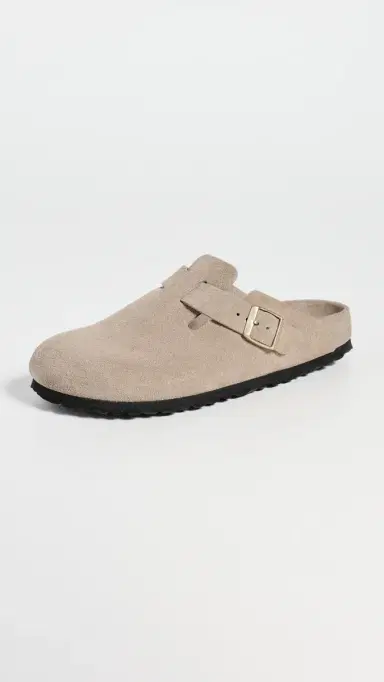 Birkenstock Boston Exquisite Clogs Taupe 37 | Thumbnail 2