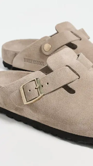 Birkenstock Boston Exquisite Clogs Taupe 37 | Thumbnail 6