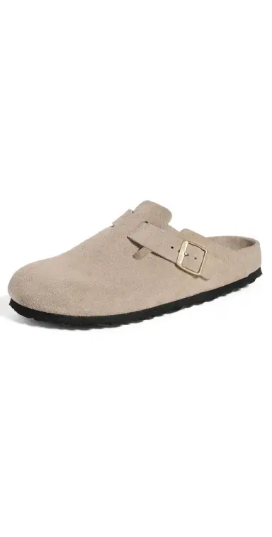 Birkenstock Boston Exquisite Clogs Taupe 37 | Thumbnail 1